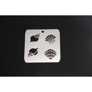 3051 Shells Re-Usable Stencil