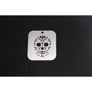3054 Sugar Skull Re-Usable Stencil