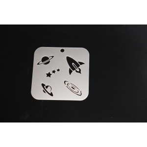 3057 Space Set Re-Usable Stencil