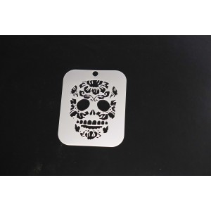 3058 Sugar Skull Re-Usable Stencil