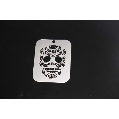 3058 Sugar Skull Re-Usable Stencil