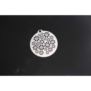 3059 Flowers Texture Re-Usable Stencil