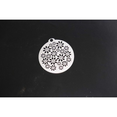 3059 Flowers Texture Re-Usable Stencil