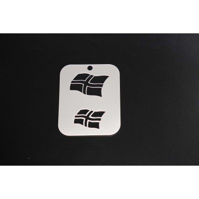 3061 St. George's Cross/England Flag Re-Usable Stencil