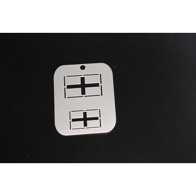 3062 St. George's Cross/England Flag Re-Usable Stencil