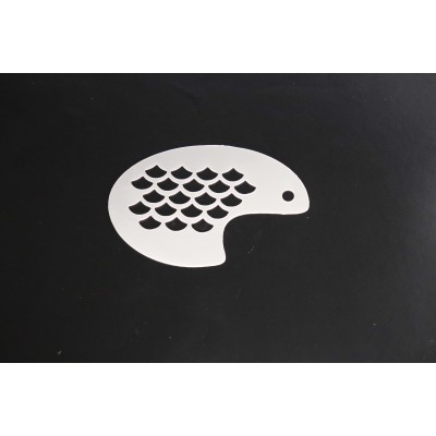 3065 Mermaid Scales Re-Usable Stencil
