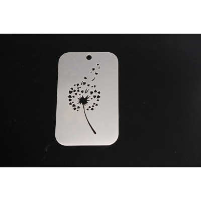 3072 Dandelion Flower Re-Usable Stencil