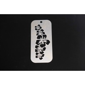 3075 Hibiscus Flower crown Re-Usable Stencil