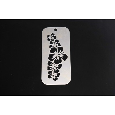 3075 Hibiscus Flower crown Re-Usable Stencil