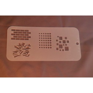 4015 Multi Texture Re-Usable Stencil