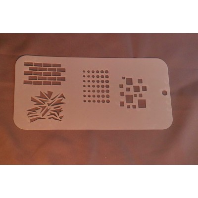 4015 Multi Texture Re-Usable Stencil