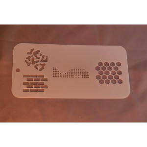 4018 Multi Texture Re-Usable Stencil