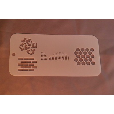 4018 Multi Texture Re-Usable Stencil