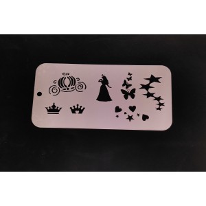 4019 Princess Re-Usable Stencil