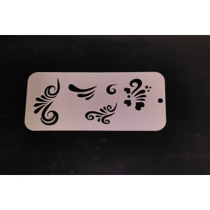 4023 Multiple Swirls Re-Usable Stencil
