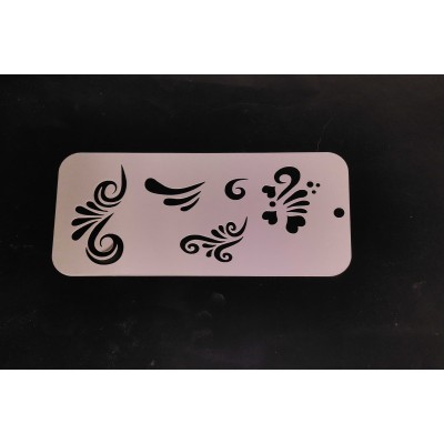 4023 Multiple Swirls Re-Usable Stencil