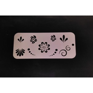 4024 Mulitple Flowers Re-Usable Stencil