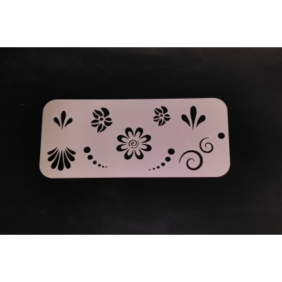4024 Mulitple Flowers Re-Usable Stencil