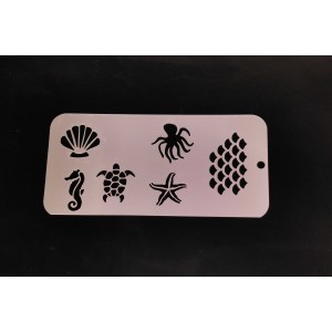 4025 Sea Life Re-Usable Stencil