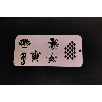 4025 Sea Life Re-Usable Stencil