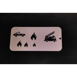 4028 Fire Fighter Re-Usable Stencil