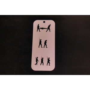 4030 War Heros Re-Usable Stencil