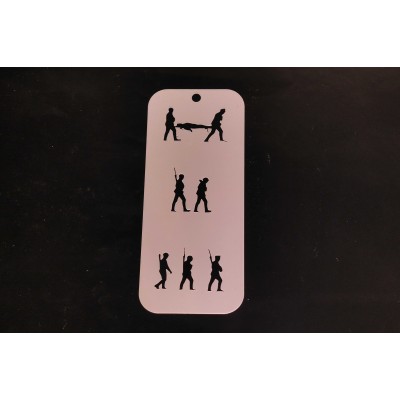 4030 War Heros Re-Usable Stencil