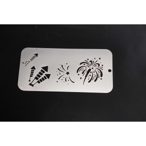 4035 Fireworks Re-Usable Stencil