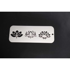 4039 Lotus Flowers Re-Usable Stencil