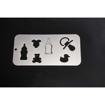 4049 Baby Set Re-Usable Stencil