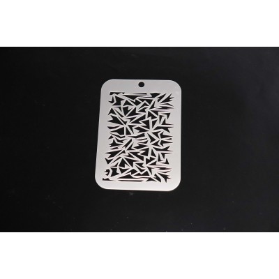 4058 Spiked Texture Re-Usable Stencil