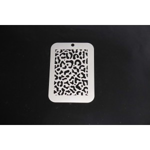 4063 Leopard Print Texture Re-Usable Stencil