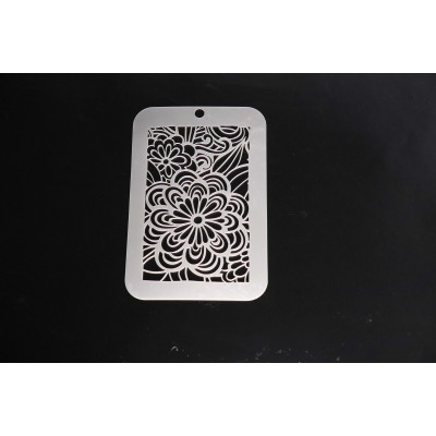 4067 Flower Texture Re-Usable Stencil