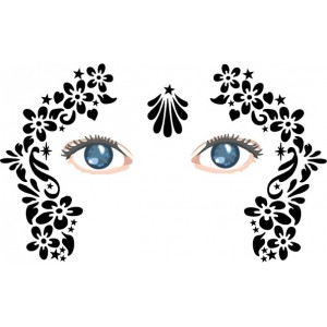 Daisy chain face painting stencils Daisy chain face painting stencils
