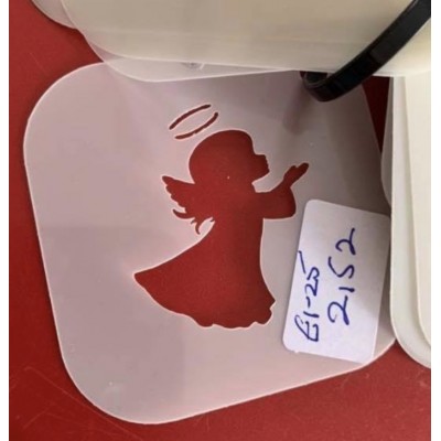 Angel reusable stencil 