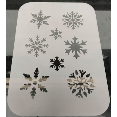 2231 snowflake reusable stencil
