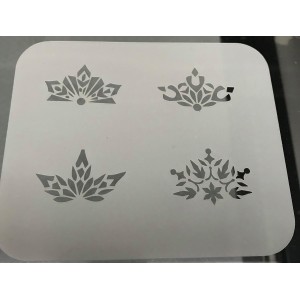 2261 winter crowns reusable stencil 2261 winter crowns reusable stencil