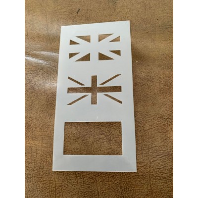 Union Jack flag Stencil