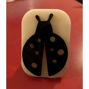 100 ladybird reusable glitter stamp