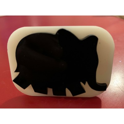103 elephant reusable glitter stamp
