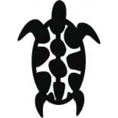 108 turtle  Glitter Stamp