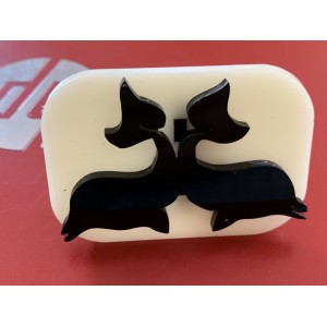 011 Dolphin Glitter Stamp 011 Dolphin Glitter Stamp