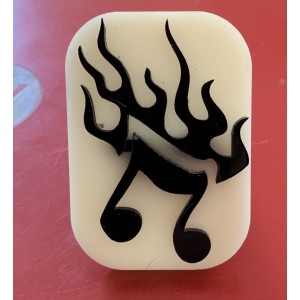 050 Musical Notes 2 Glitter Stamp 050 Musical Notes 2 Glitter Stamp