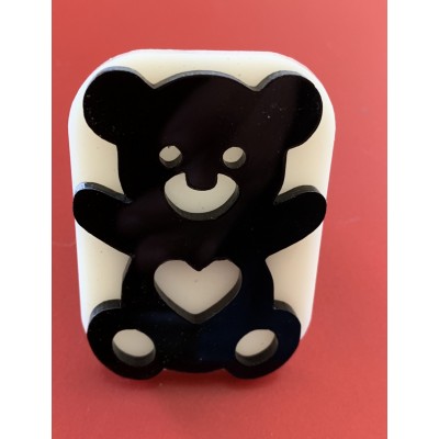 056 Teddy Glitter Stamp