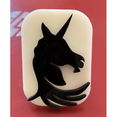051 Unicorn 2 Glitter Stamp