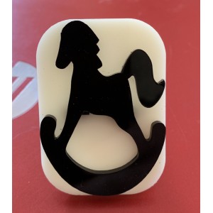 042 Rocking Horse Glitter Stamp 042 Rocking Horse Glitter Stamp