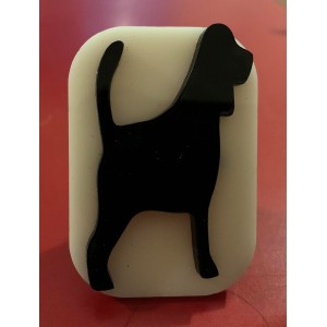 081 dog reusable glitter stamp