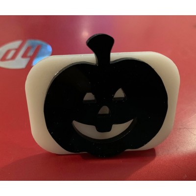 087 pumpkin reusable glitter stamp