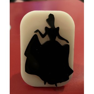 093 princess reusable glitter stamp