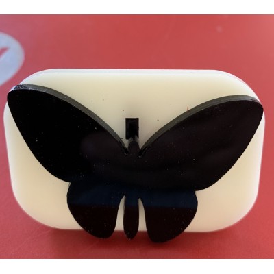 004 Butterfly Glitter Stamp